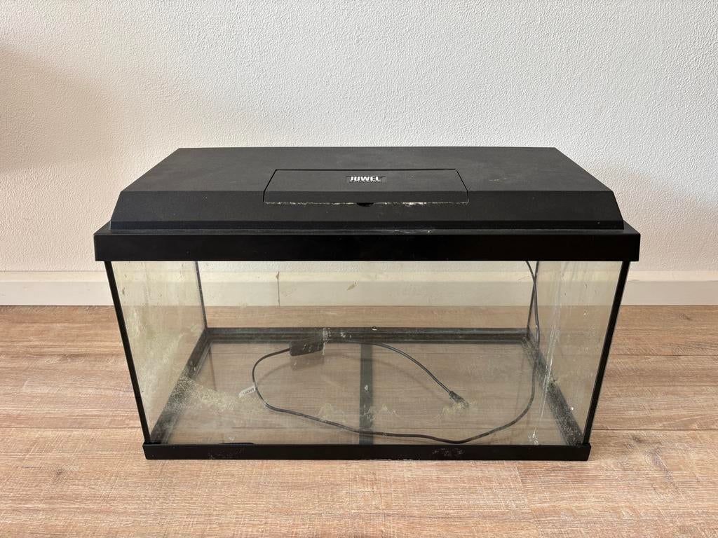 60Liter aquarium, Ophalen, Leeg aquarium