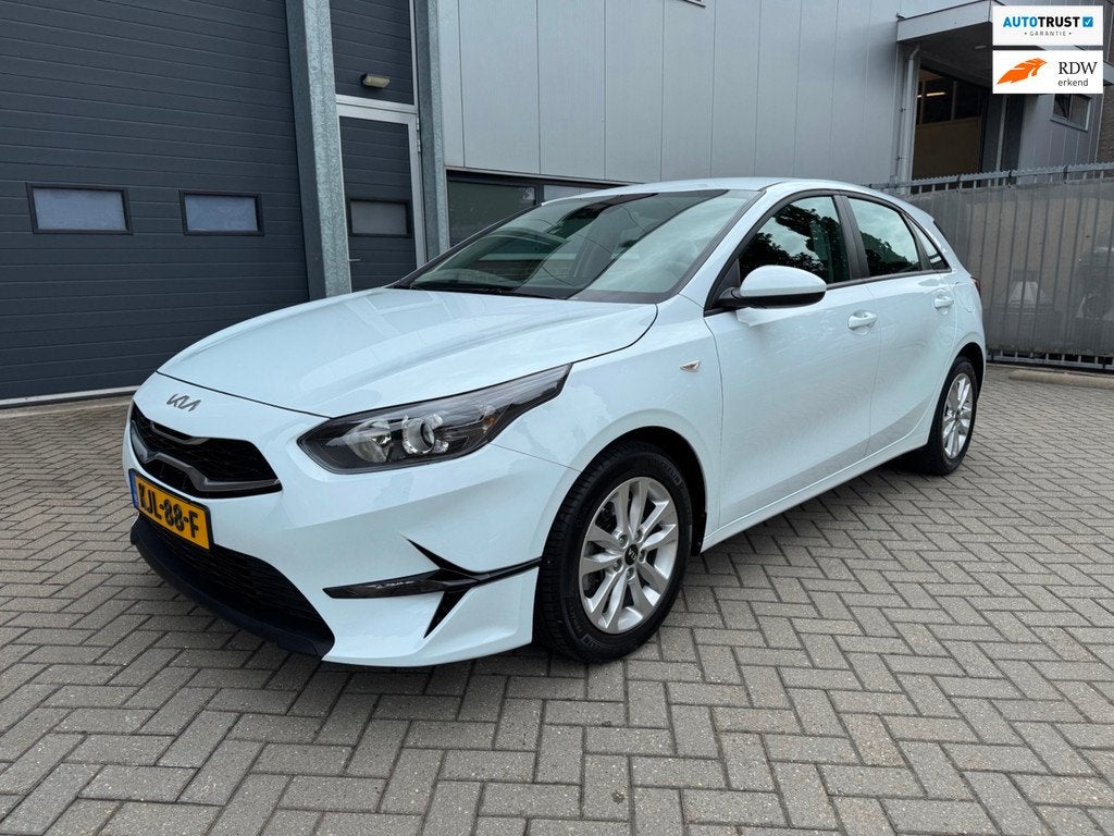 Kia CEED 1.0 T-GDi DynamicLine Stoel- Stuurverwarming, LED,, Voorwielaandrijving, Stof, Gebruikt, Wit