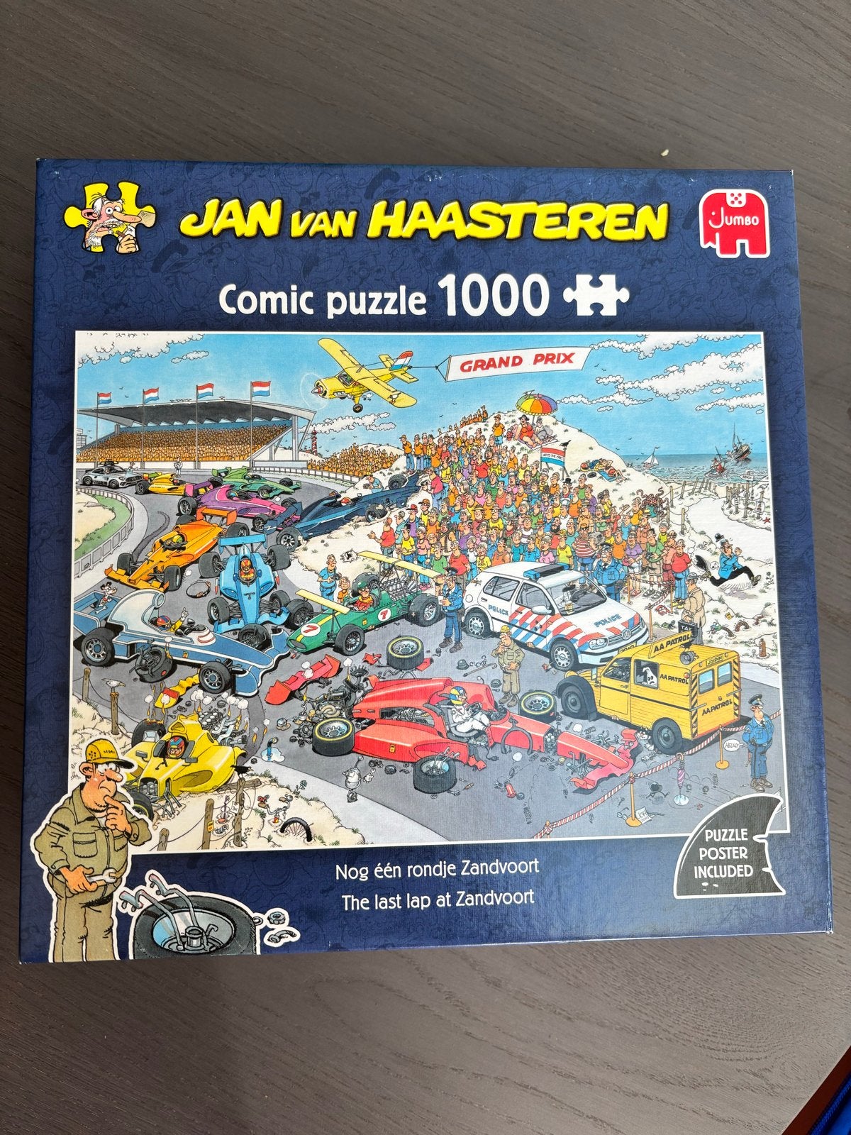 Jan van Haasteren Puzzel 1000 stukjes - Zandvoort, Ophalen, 500 t/m 1500 stukjes, Zo goed als nieuw, Legpuzzel