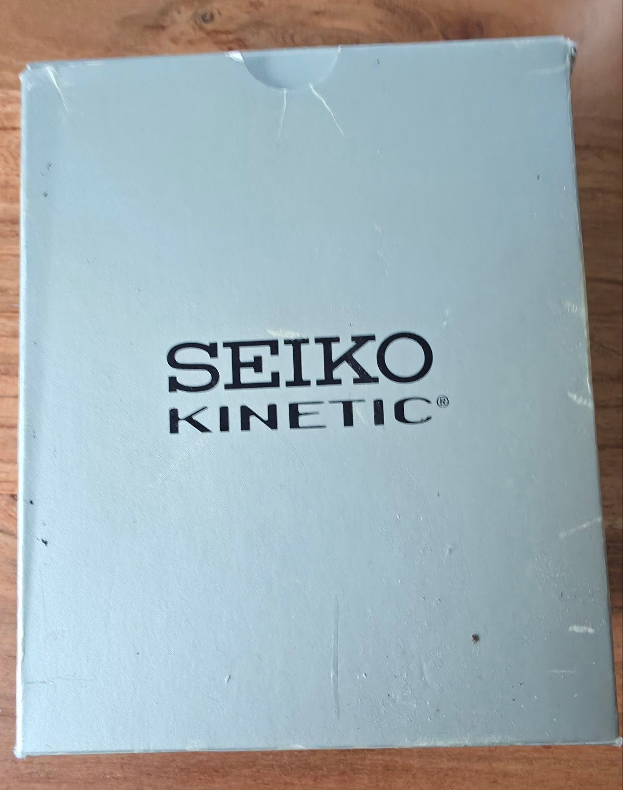 Klassieke Seiko Kinetic Herenhorloge, Gebruikt, Staal, Polshorloge, Ophalen of Verzenden