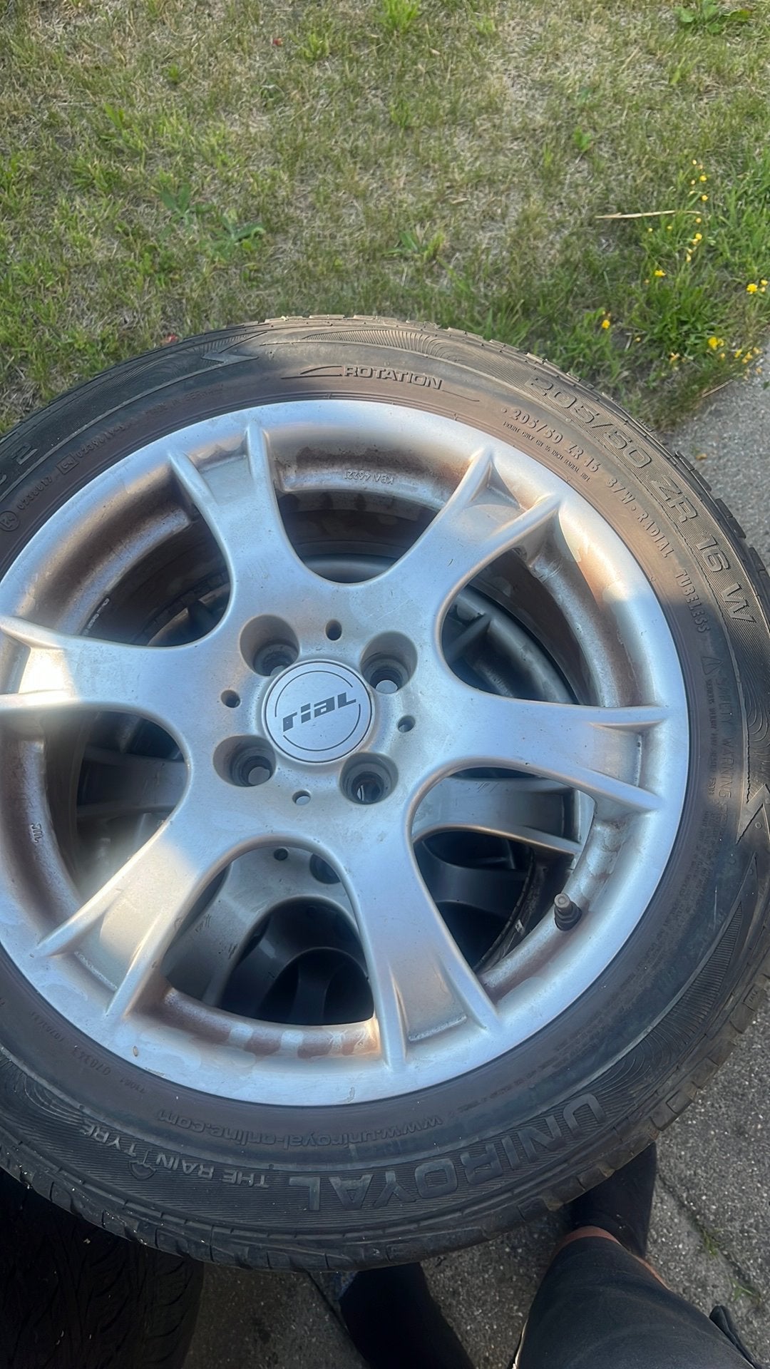 Aluminium velgen, Ophalen, Gebruikt