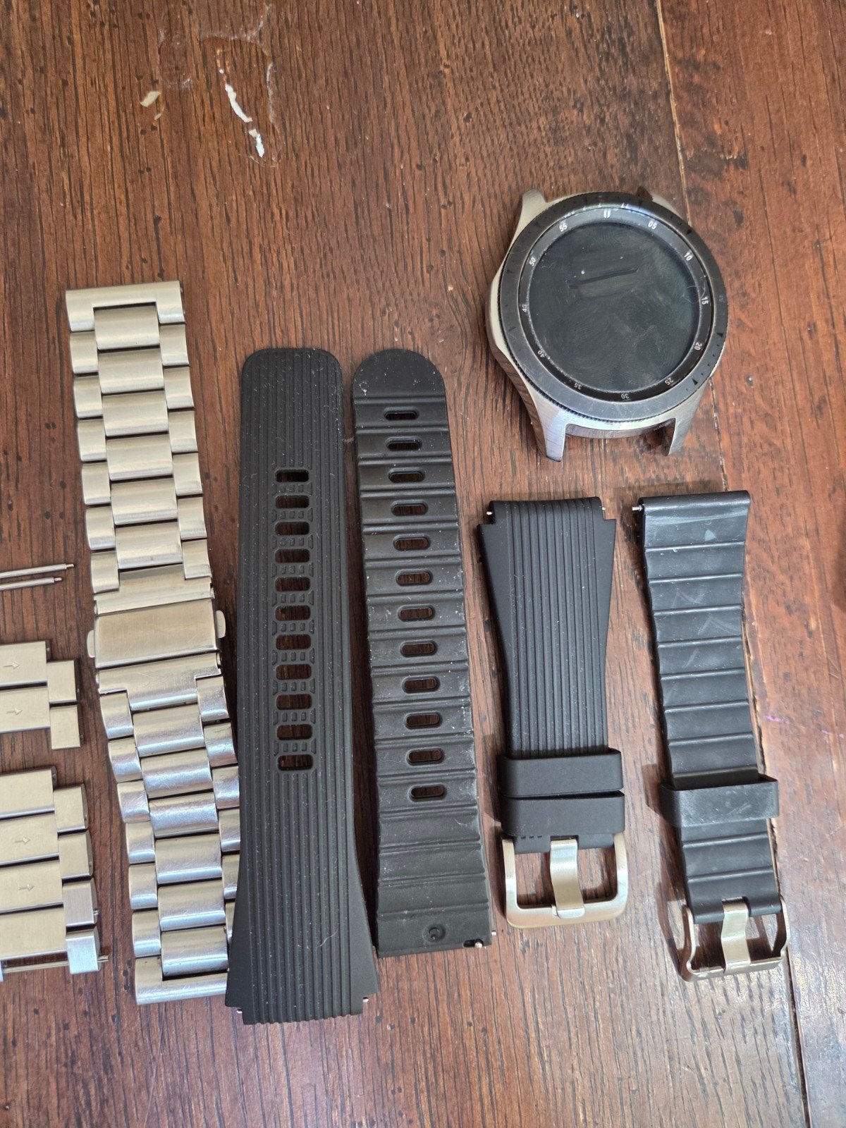 Samsung Smartwatch T.E.A.B!, Ophalen of Verzenden, Gebruikt, Zwart, Android