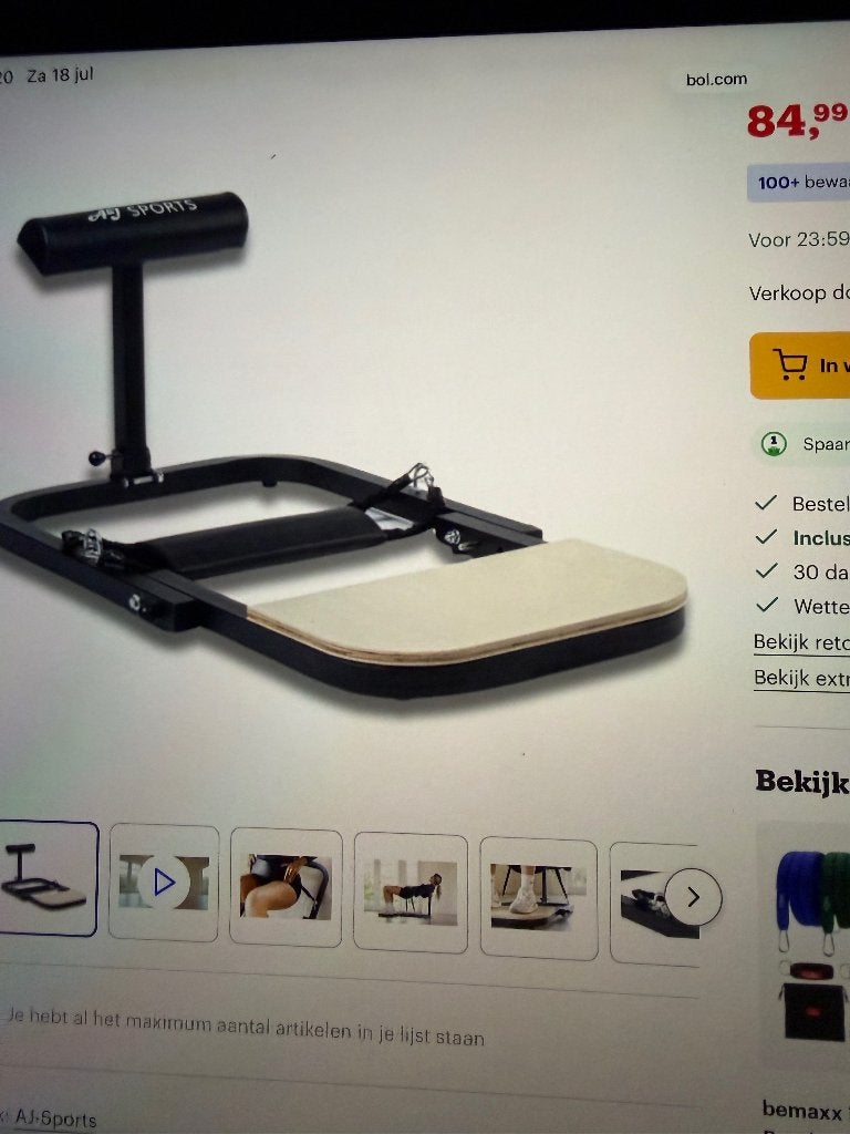 Fitness, Overige typen, Aluminium, Ophalen of Verzenden, Zo goed als nieuw