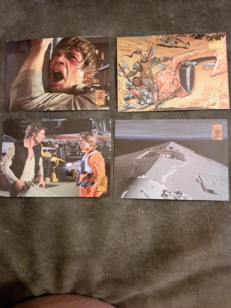 Star Wars Topps Trading Cards - Set van 4, Ophalen of Verzenden