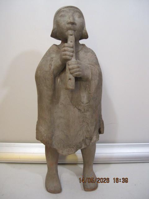 henk groenhuis beeld 54 cm hoog kunstenaar uit zundert (390), Ophalen, Overige onderwerpen, 50 - 100 cm, Gemerkt