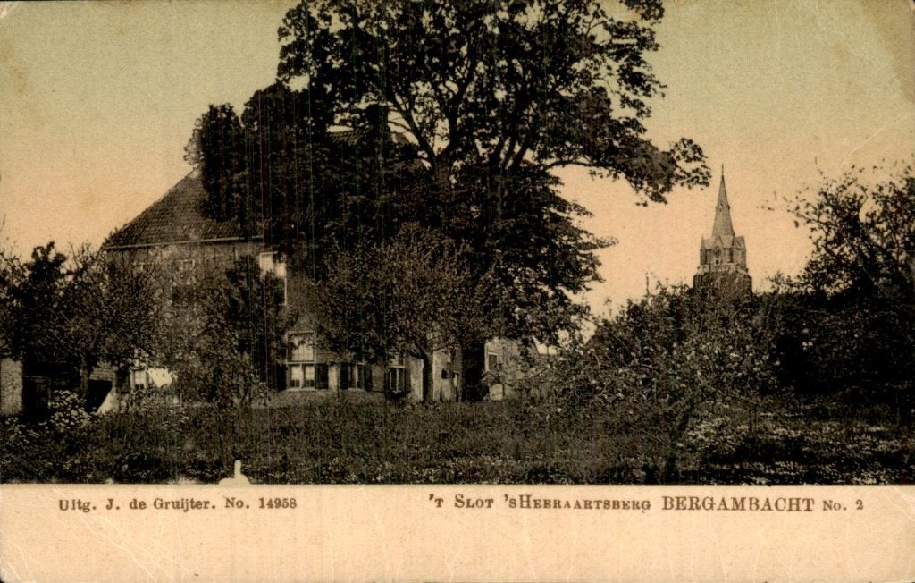 Bergambacht - 's-Heeraartsberg - 1910, Verzamelen, Ansichtkaarten | Nederland, Ophalen of Verzenden, Voor 1920, Gelopen, Zuid-Holland
