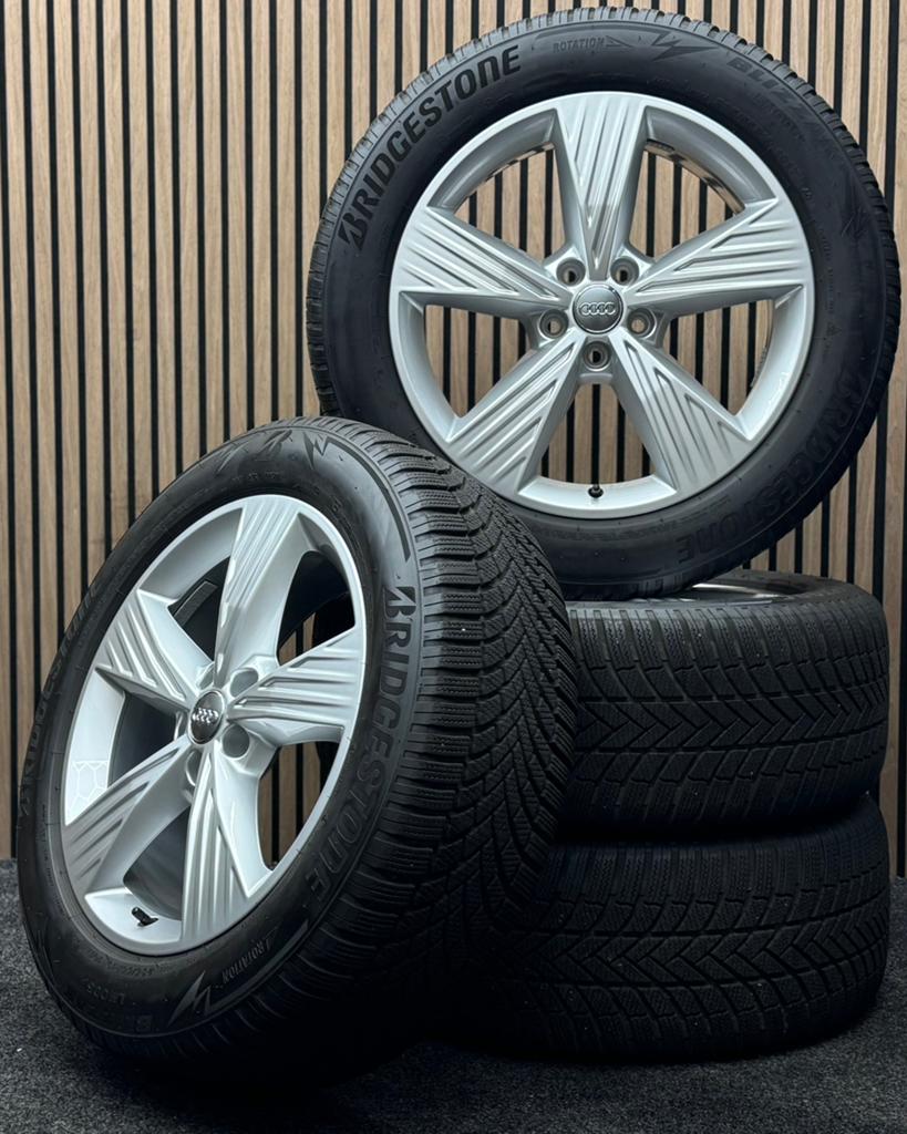 WINTER! Originele 19 inch Audi Q4 E-Tron 5x112 Bridgestone, Auto-onderdelen, Banden en Velgen, ., Banden en Velgen, Winterbanden