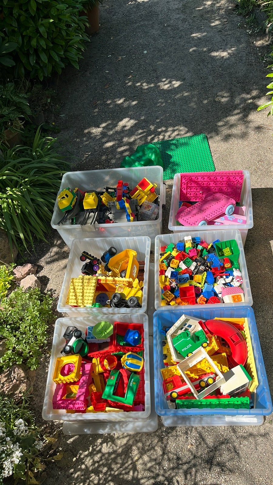 Grote Duplo collectie: treinen, rails, boerderij, Hello Kitt, Kinderen en Baby's, Speelgoed | Duplo en Lego, Ophalen, Gebruikt