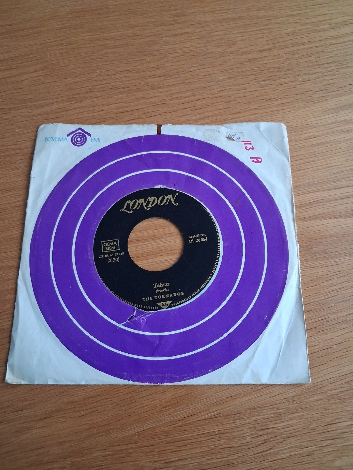 THE TORNADOS GEWELDIGE SINGEL, Ophalen of Verzenden, Zo goed als nieuw, Overige formaten