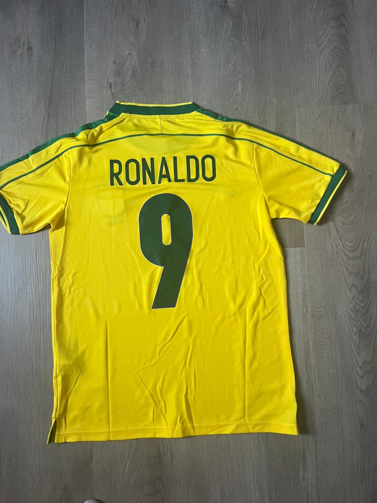 Ronaldo Brazilië retro voetbalshirt maat M, Maat 48/50 (M), Geel, Nieuw, Ophalen of Verzenden