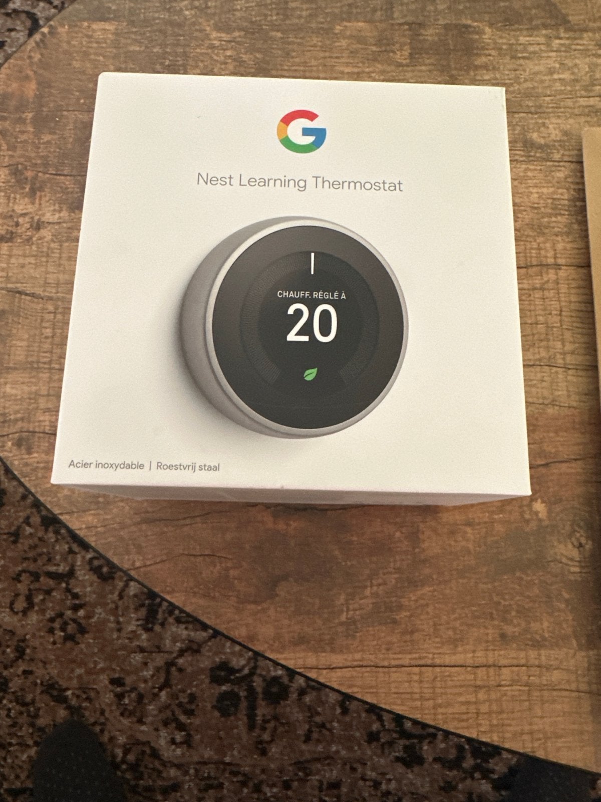 Google Nest Learning Thermostat (Roestvrij staal), Verzenden, Slimme thermostaat, Nieuw