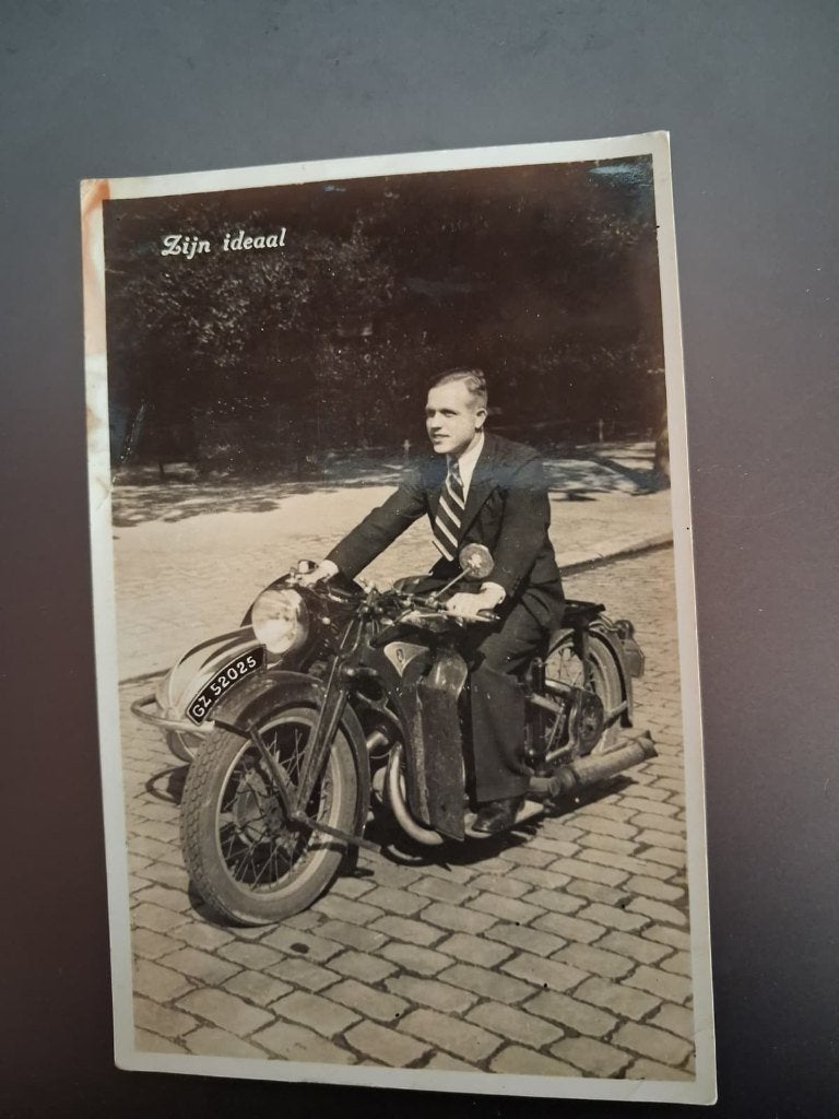 Originele Aanzichtkaart Zündapp K500 Motorfiets Zijspan 1934, Ophalen of Verzenden, Gebruikt, Motoren