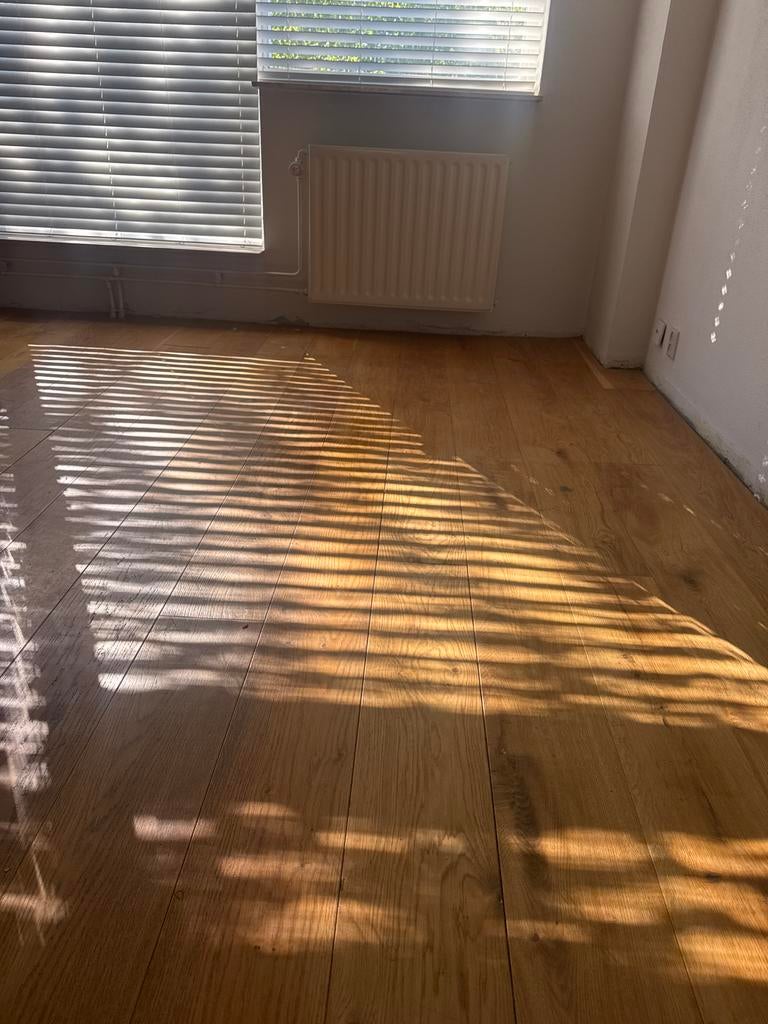 Houten Vloer - ruim 60m2, Ophalen, Gebruikt, Vloerdelen of -planken, 10 m² of meer