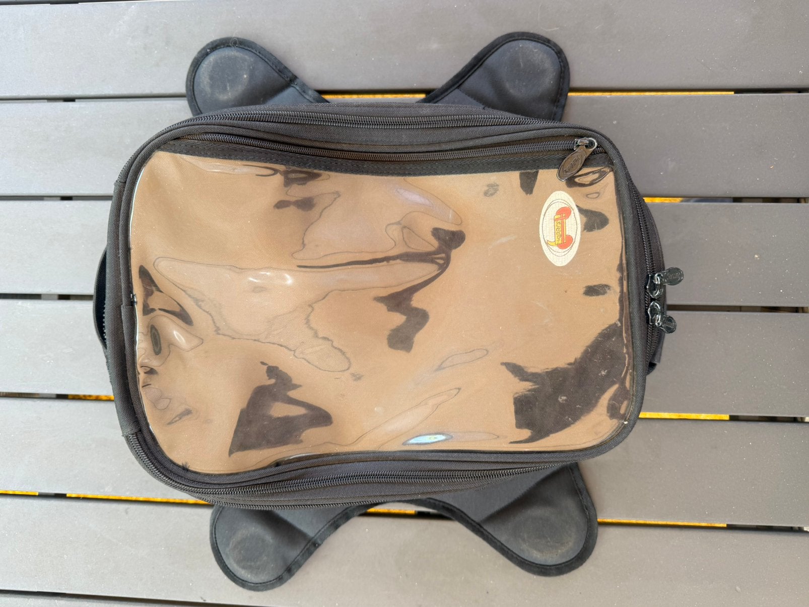 Tanktas voor op de motor, Ophalen, Zo goed als nieuw