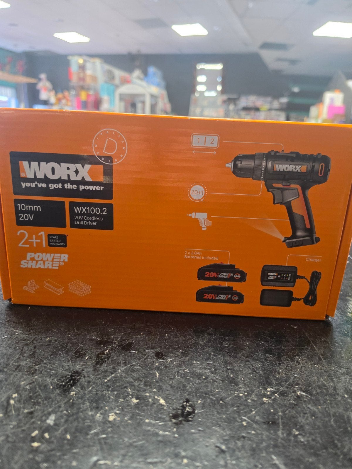 WORX WX100.2 Accuboormachine - Nieuw in doos, WORX, Onbekend, Nieuw, Ophalen of Verzenden