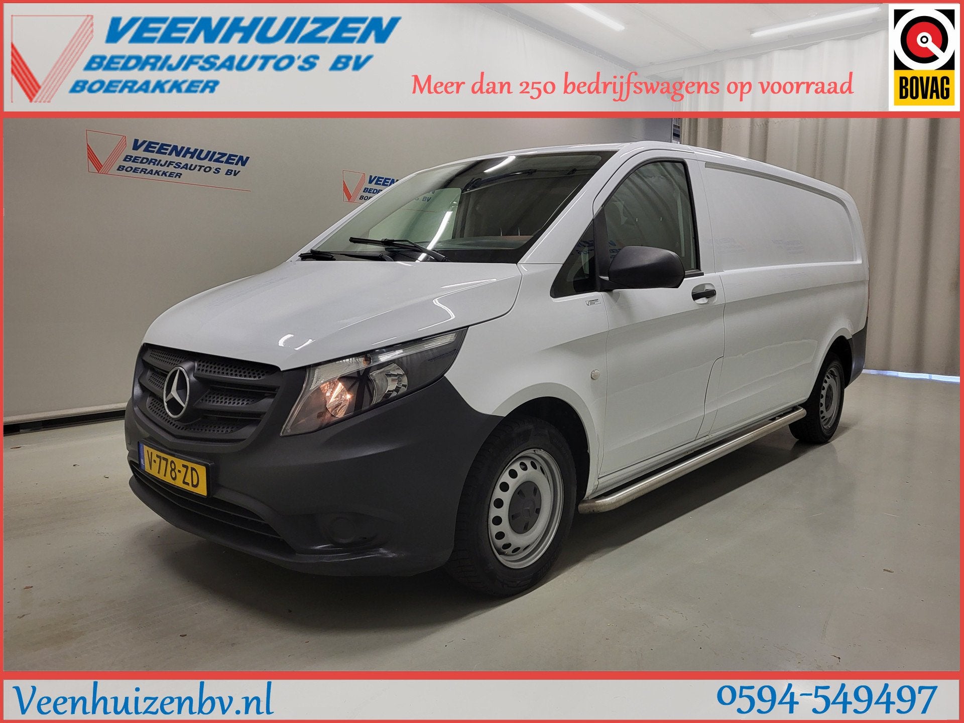 Mercedes-Benz Vito 111CDI L3/H1 Euro 6! (bj 2019), Auto's, Bestelauto's, Voorwielaandrijving, 1780 kg, Gebruikt, Euro 6