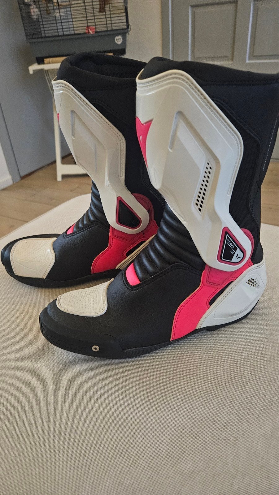 Dainese Nexus lady boots maat 38 zwart/Witte/roze, Ophalen, Nieuw zonder kaartje, Dames, Laarzen