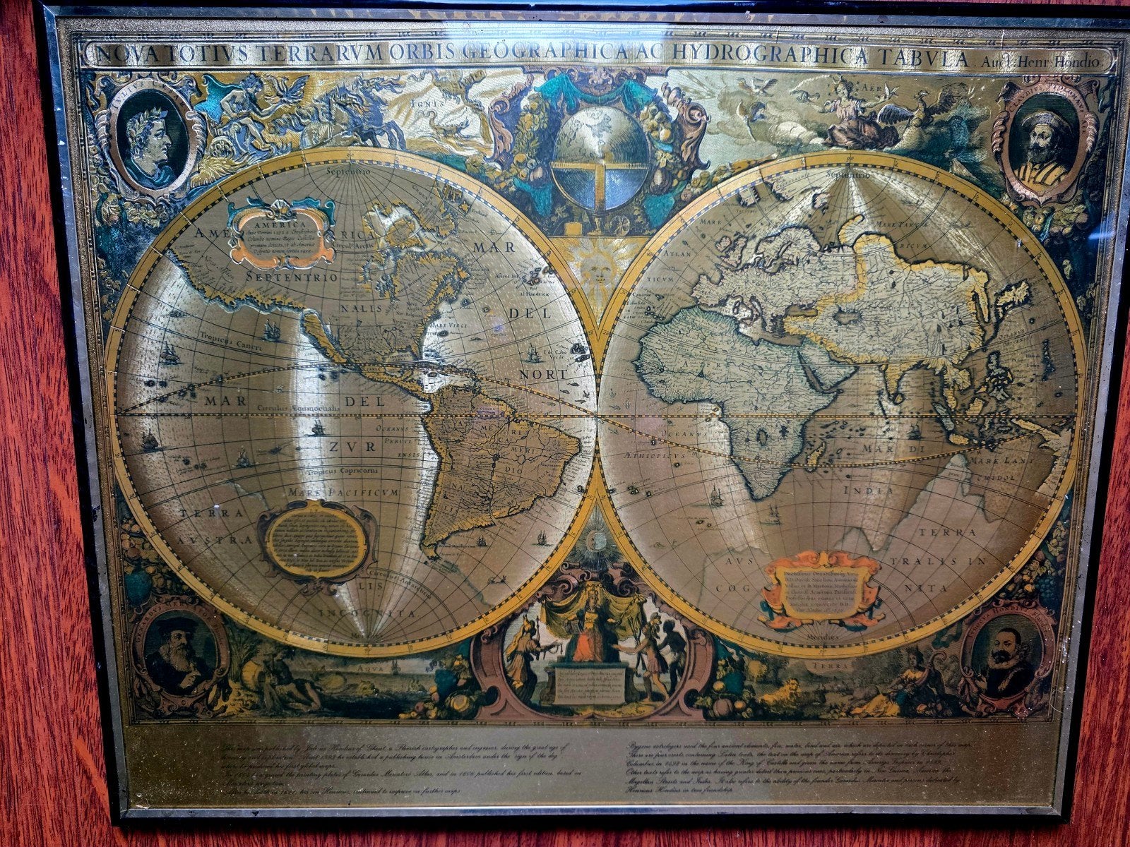 luxe vintage reproductie nova totius, Ophalen of Verzenden, 50 tot 75 cm, Overige typen, 5 – 50