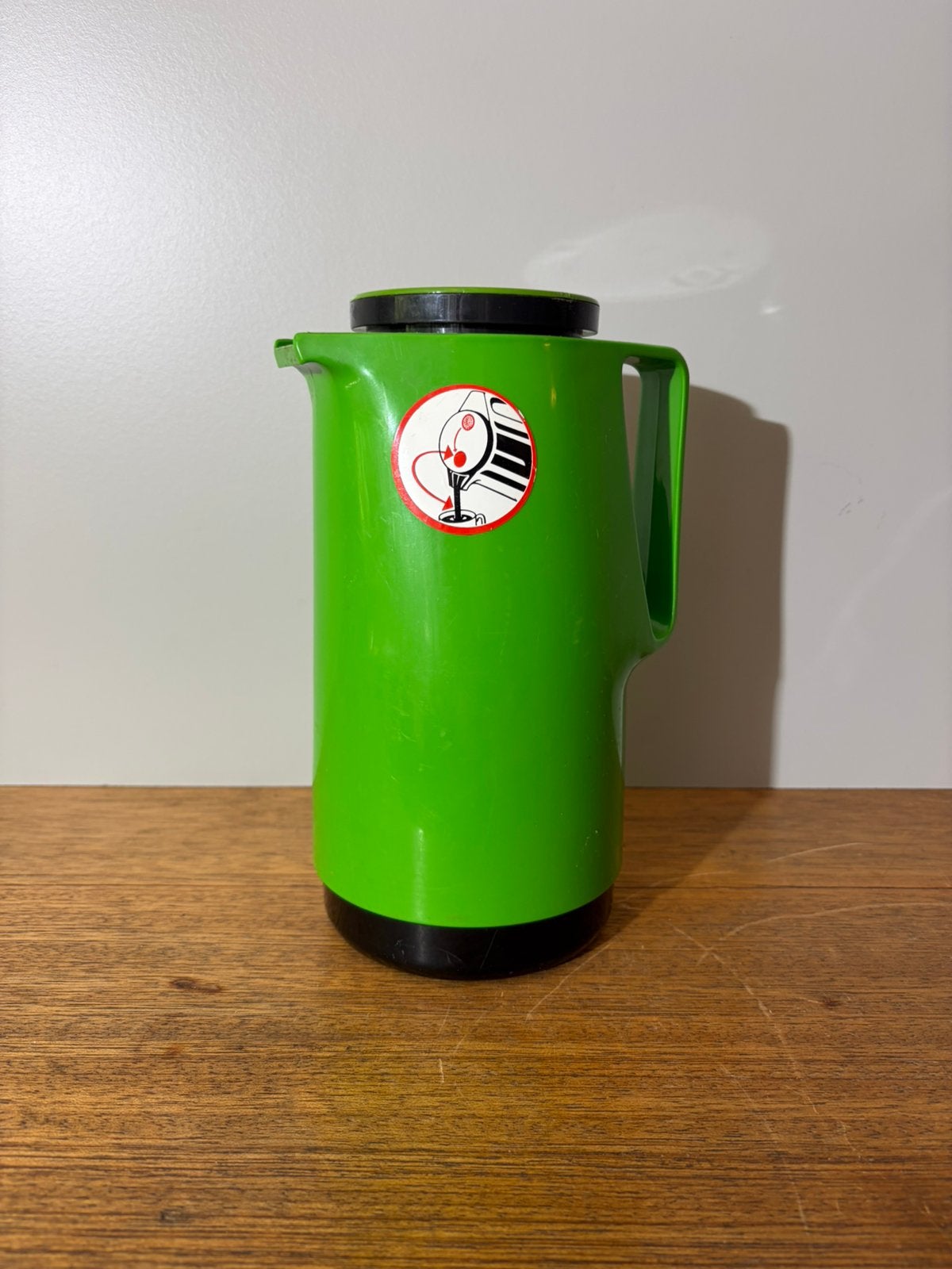 Vintage groene kunststof thermoskan Dr. Zimmermann.752, Ophalen of Verzenden, Huis en Inrichting