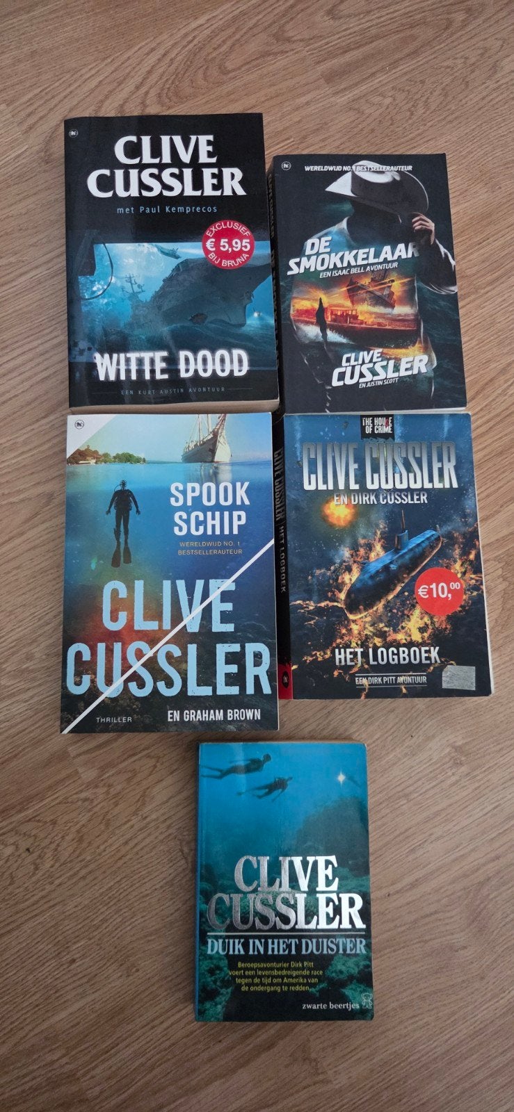 clive cussler boeken, Ophalen of Verzenden, Gelezen, Clive Cussler