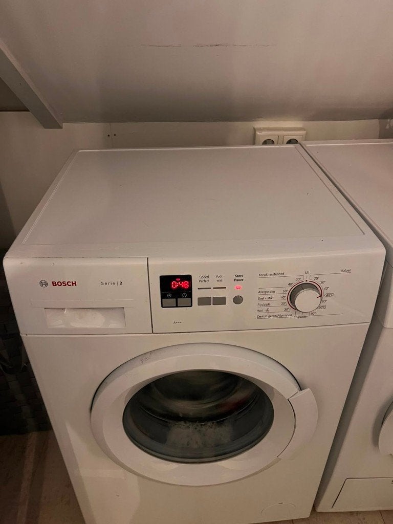 Bosch WAB28160NL wasmachine – 6 kg –, Ophalen, Gebruikt, Energieklasse A of zuiniger, 85 tot 90 cm