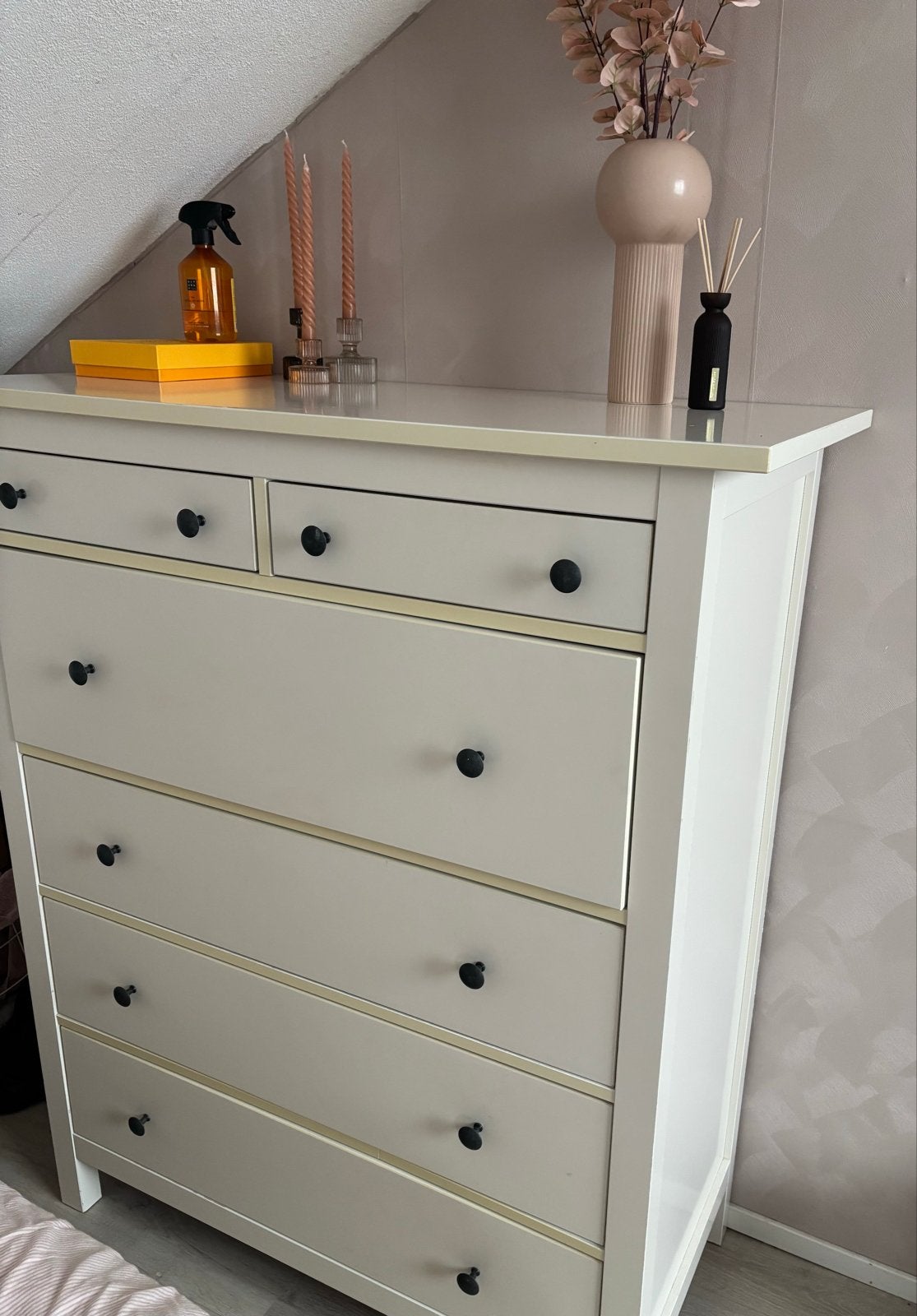 IKEA MALM ladekast met 6 lades - In goede staat, Ophalen, 5 laden of meer, 100 tot 150 cm, 50 tot 100 cm