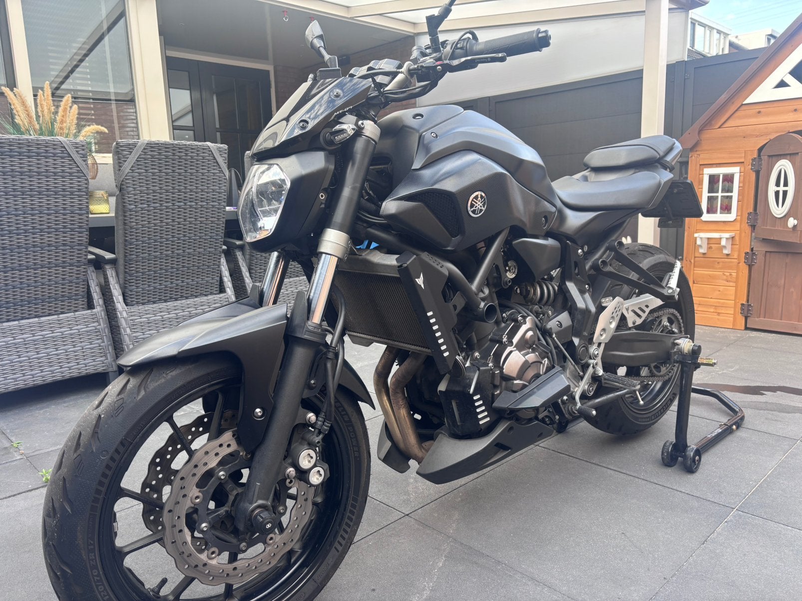Dikke Yamaha MT-07 2014 lage km nieuwe banden, 700 cc, 2 cilinders, Occasion, Motorrijbewijs A