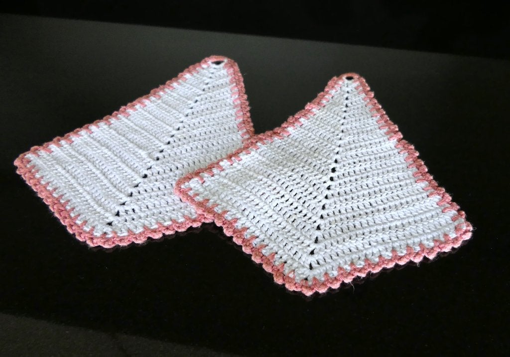 Pannenlappen, vintage/retro, Ophalen of Verzenden, Nieuw, Katoen, Pannenlap of onderzetter