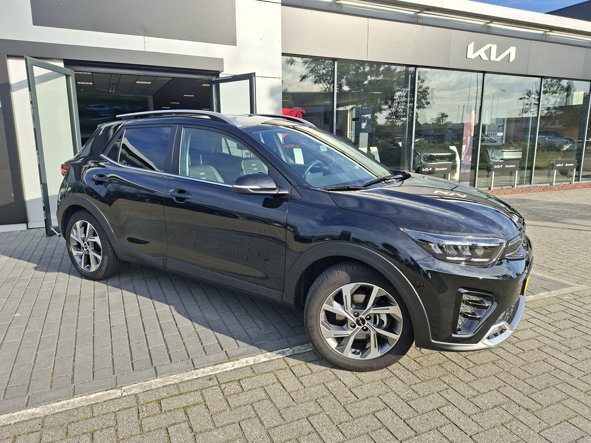 Kia Stonic 1.0 T-GDi MHEV GT-Line | Stuur-/Stoelverwarming |, Auto's, Voorwielaandrijving, 12 maanden, 710 kg, Zwart
