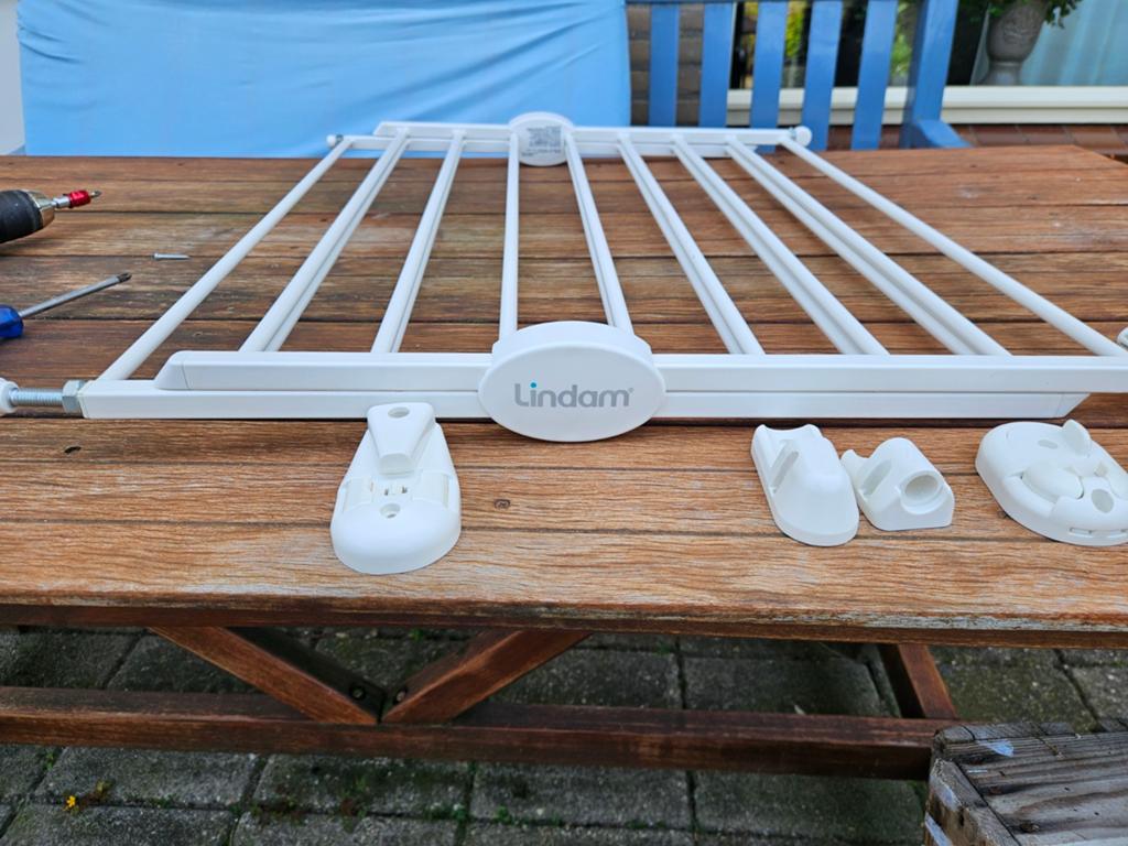 Traphekje uitschuifbaar, Kinderen en Baby's, Traphekjes, Ophalen, Metaal of IJzer, Klemhekje