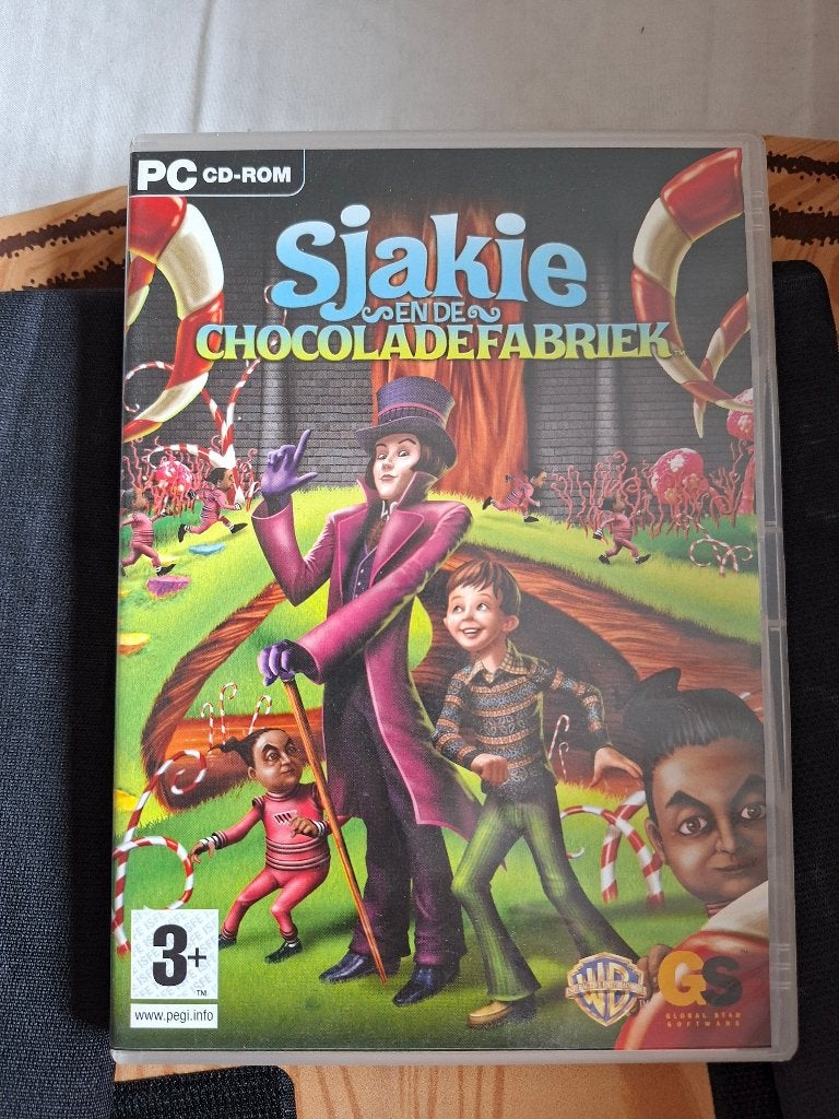 PC CD-ROM Sjakie en de chocoladefabriek, 1 speler, Ophalen of Verzenden, Zo goed als nieuw, Vanaf 3 jaar