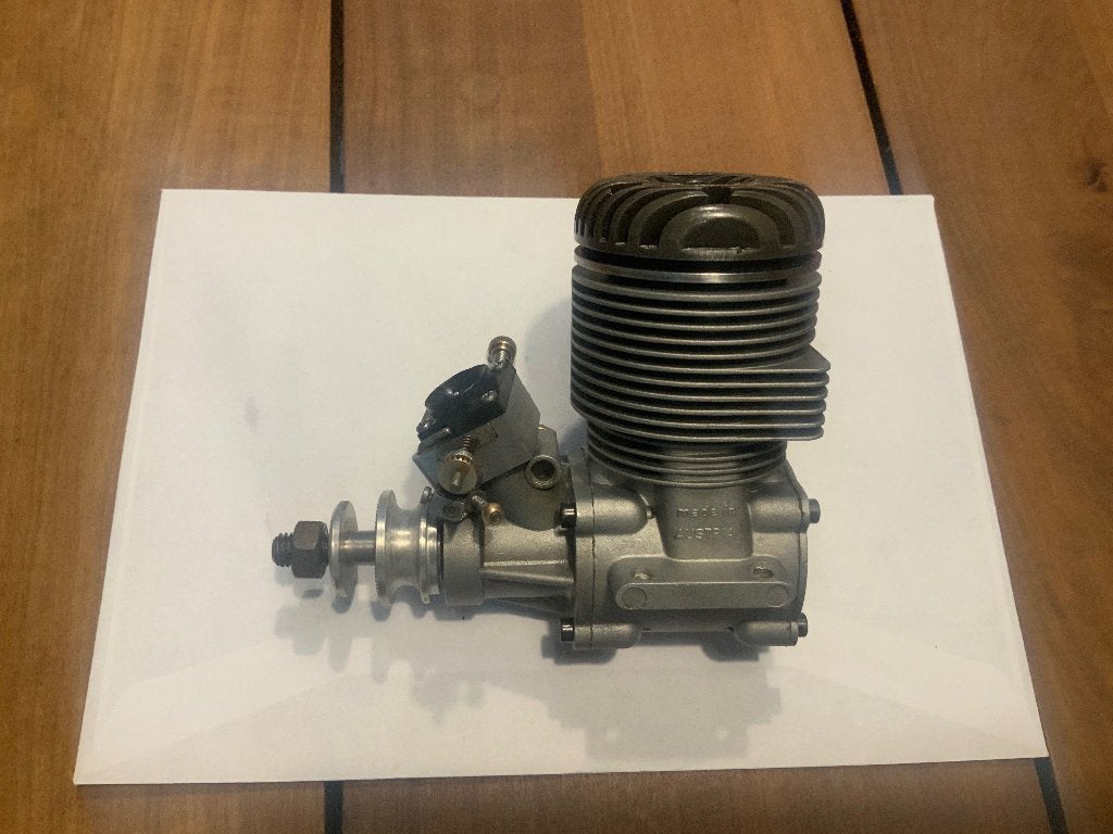 Webra 61 RC-motor – zeldzame achteruitlaat, Ophalen of Verzenden, Gebruikt