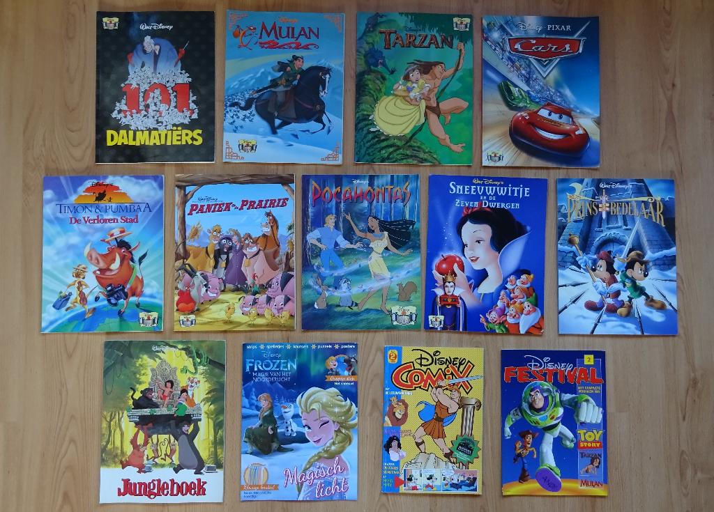 Disney stripboeken, 13 stuks, Boeken, Stripboeken, Gelezen, Meerdere stripboeken, Ophalen of Verzenden