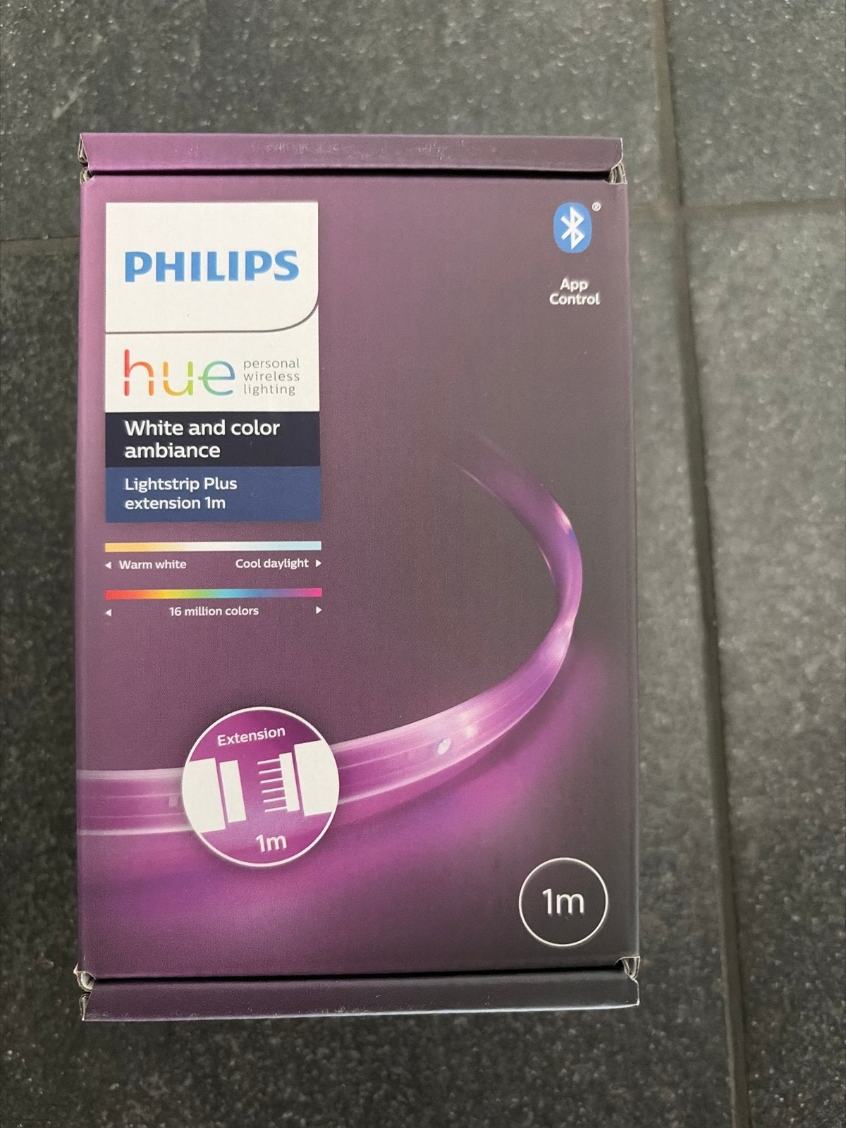 2st Philips Hue Lightstrip Plus Extension 1m - Nieuw in doos, Kleur aanpasbaar, Ophalen of Verzenden, Nieuw, Philips Hue