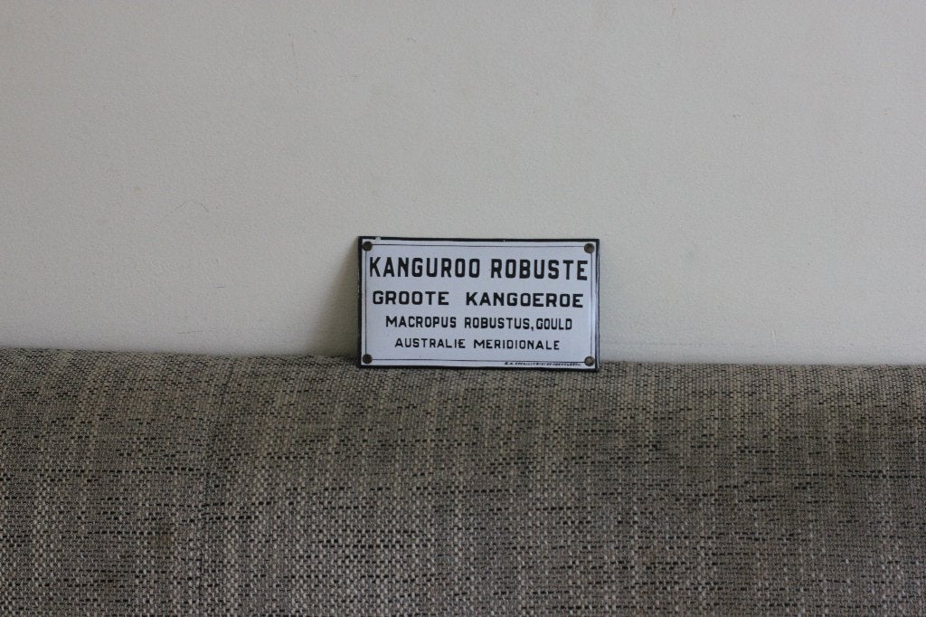 emaille bordje GROOTE KAN GOEROE, Ophalen of Verzenden
