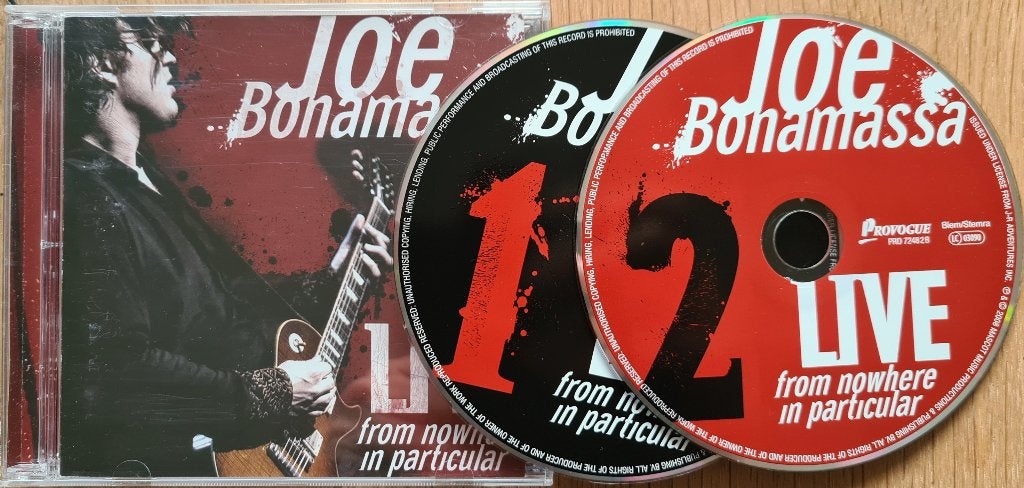 JOE BONAMASSA - Live from nowhere in particular ( 2CD ), Cd's en Dvd's, Cd's | Rock, Zo goed als nieuw, Poprock, Ophalen of Verzenden