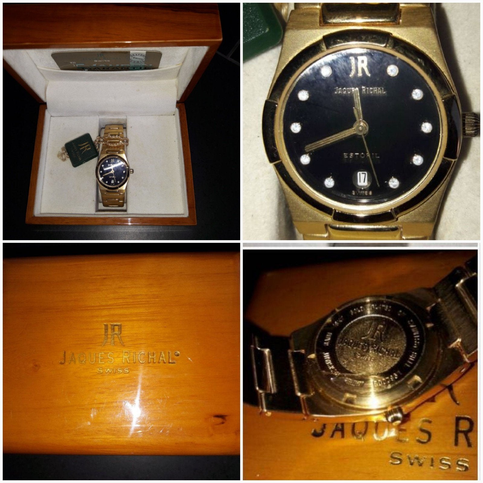 Jaques Richal Horloge (Zie omschrijving),, Sieraden, Tassen en Uiterlijk, Horloges | Heren, Overige merken, Staal, Verzenden, Zo goed als nieuw