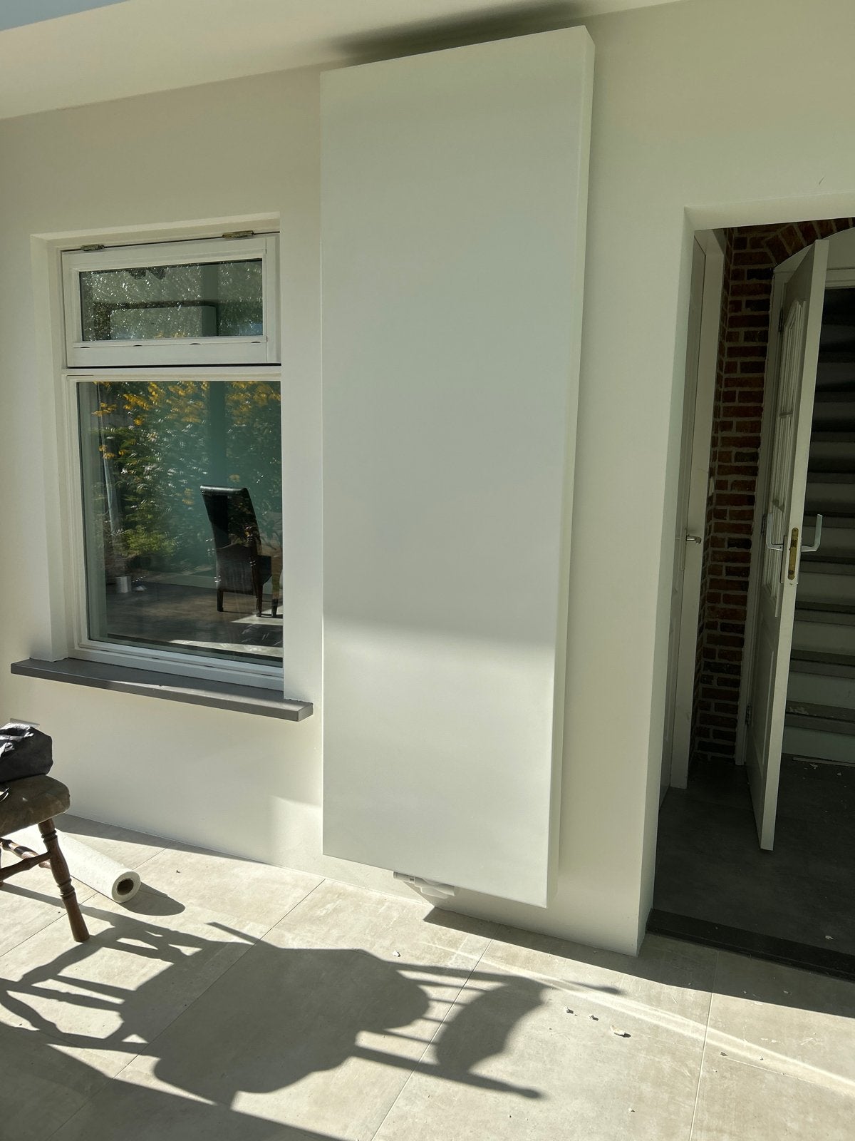 Moderne witte radiator, zo goed als nieuw, Ophalen, Radiator, Zo goed als nieuw, 60 tot 150 cm