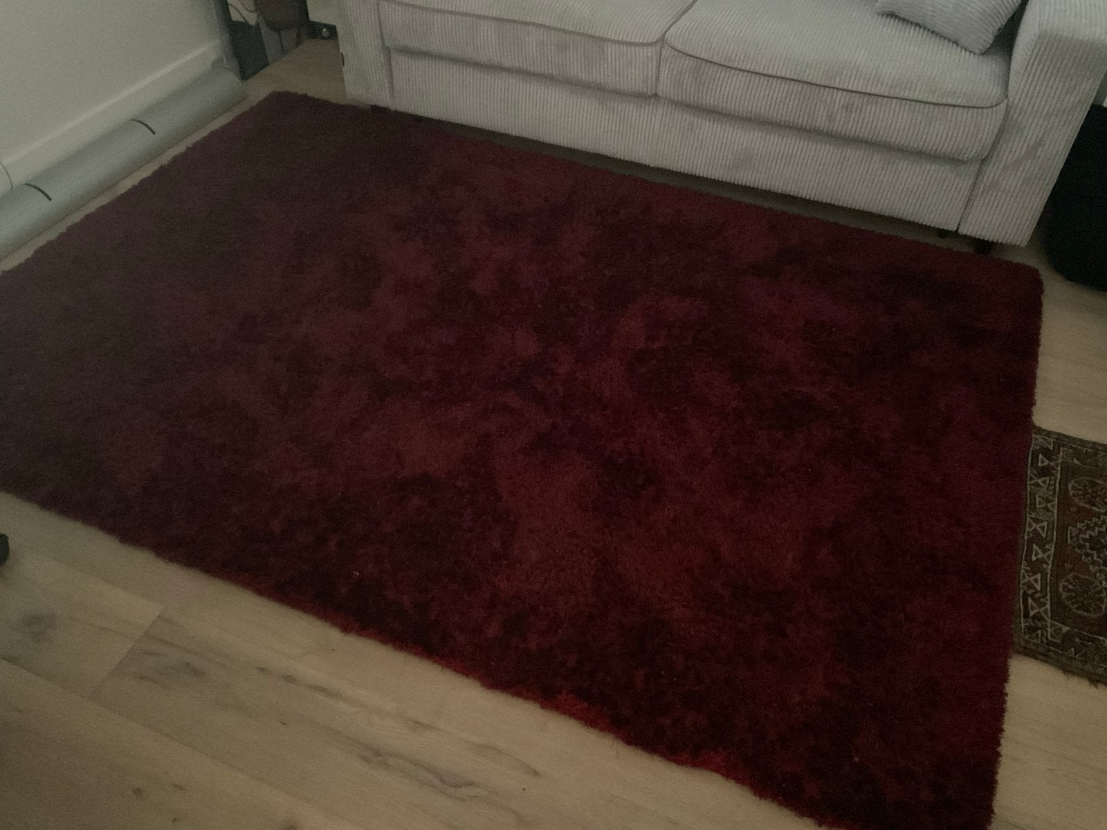 Bordeaux Rood Vloerkleed 230x160 cm - Floorpassion, Ophalen, 150 tot 200 cm, 200 cm of meer, Zo goed als nieuw
