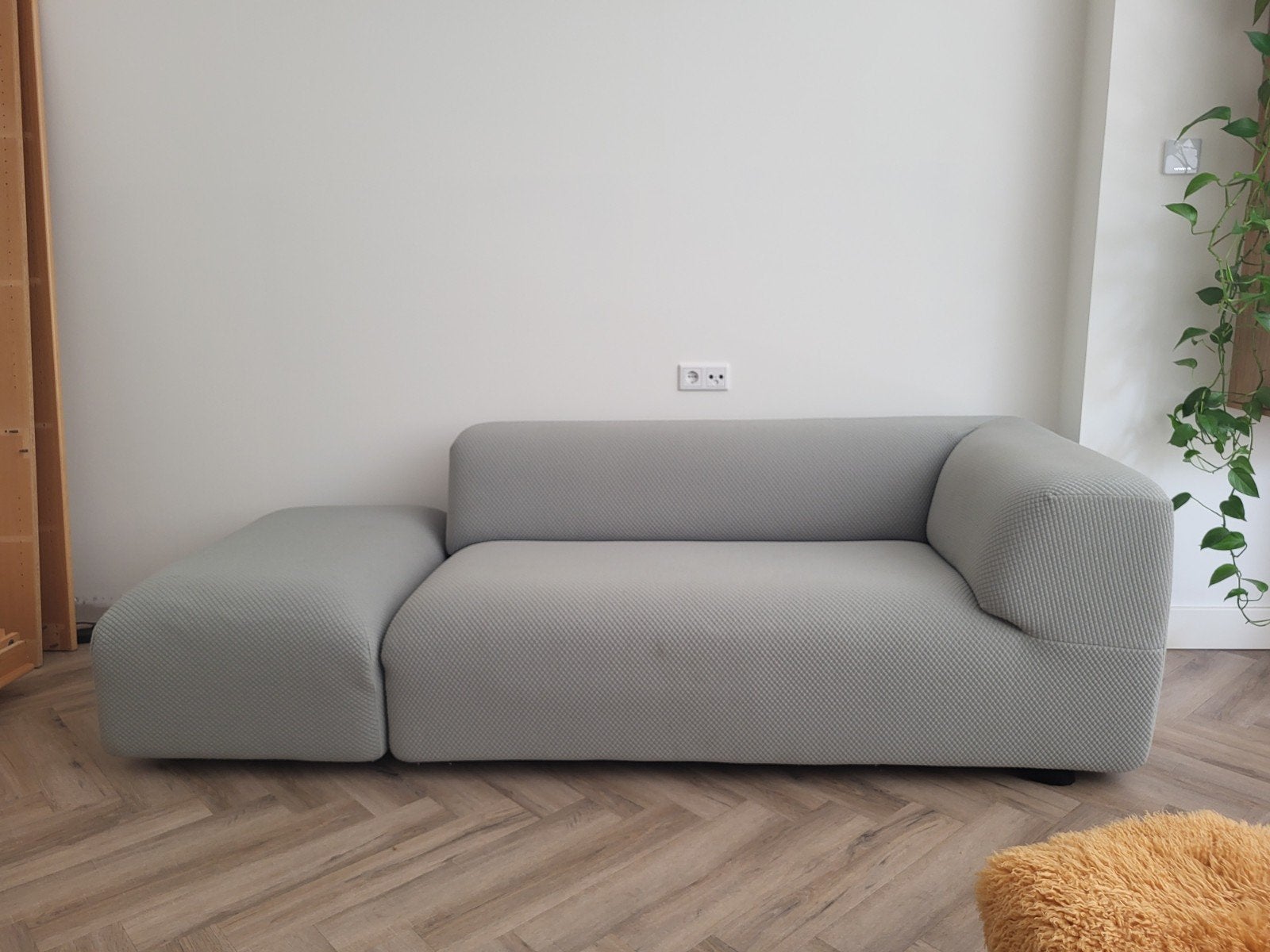 Montis Aztec modulaire bank met poef groen, Ophalen, Gebruikt, 150 tot 200 cm, Tweepersoons