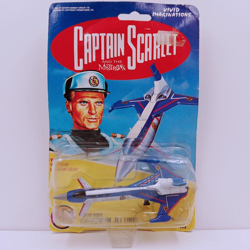 Captain Scarlet Captain Blue’s Spectrum Jet Liner 1993, Ophalen of Verzenden, Nieuw, Tv, Beeldje, Replica of Model