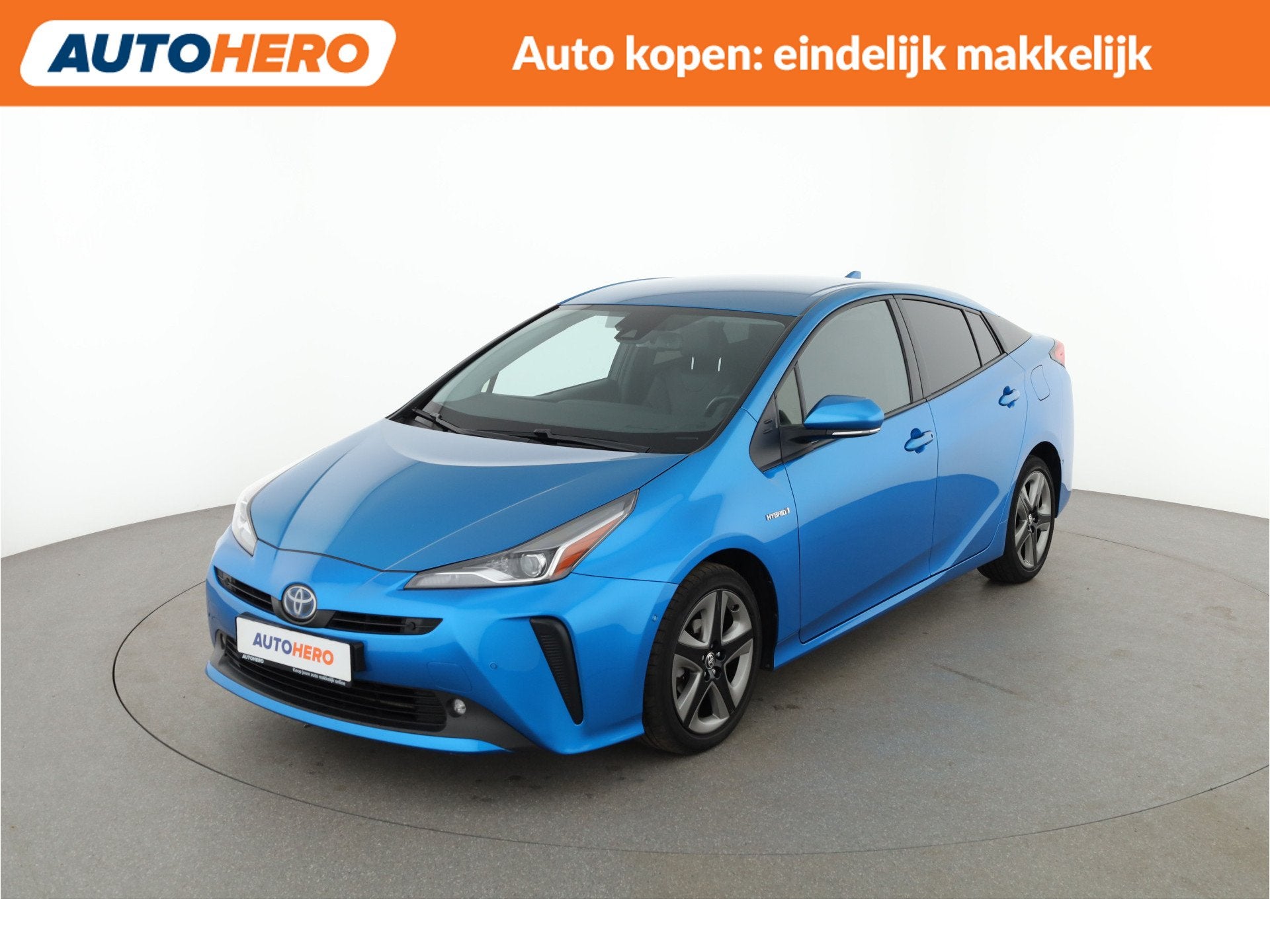 Toyota Prius 1.8 Executive |RA48029| (bj 2020, automaat), Auto's, Met garantie (alle), Blauw, 122 pk, Leder