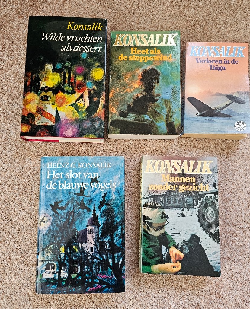 Konsalik (nog 2 boeken te koop), Boeken, Ophalen of Verzenden, Zo goed als nieuw, Heinz G. Konsalik