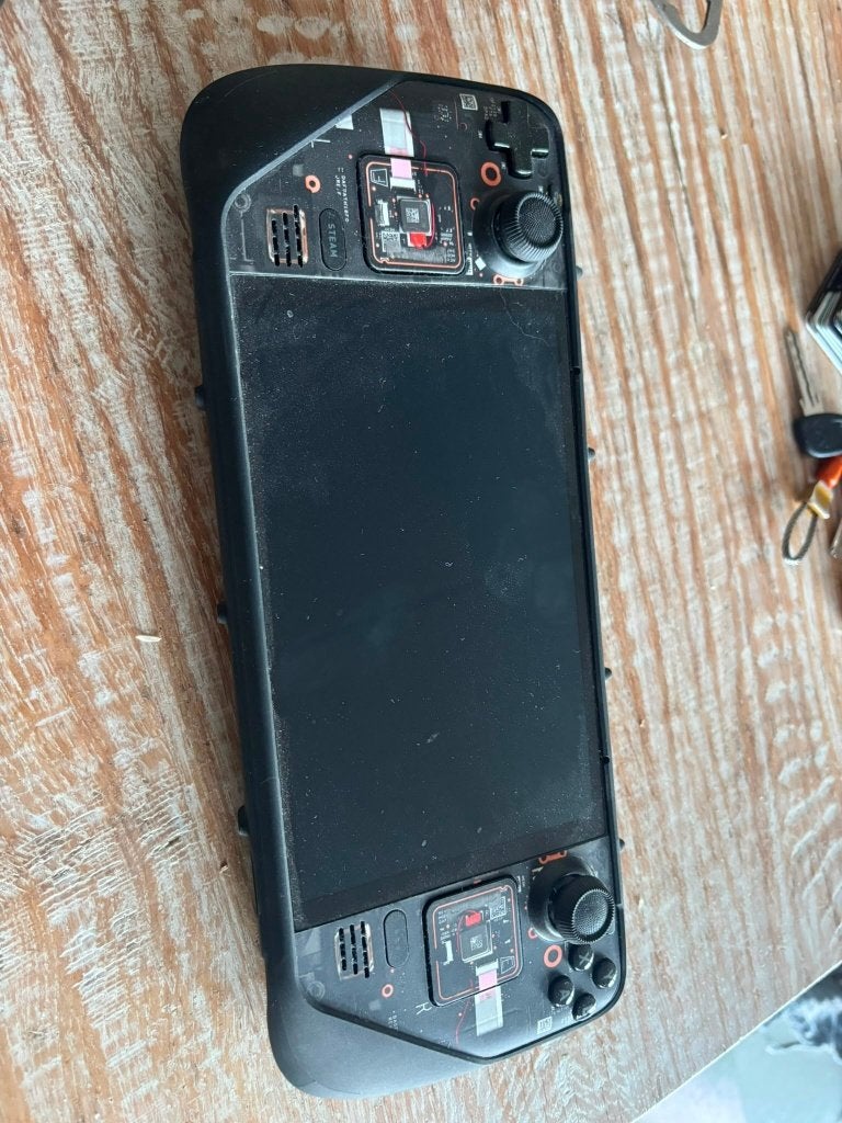 steamdeck 512GB OLED met steam dock en DB brand protector, Spelcomputers en Games, Spelcomputers | Overige, Zo goed als nieuw
