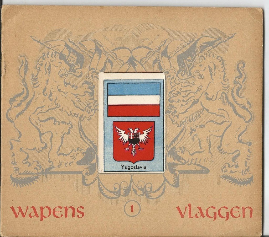 Plaatjes/Wapensalbum Vlaggen van AEZ deel 1 compleet, Ophalen of Verzenden, Gelezen, AEZ, Plaatjesalbum