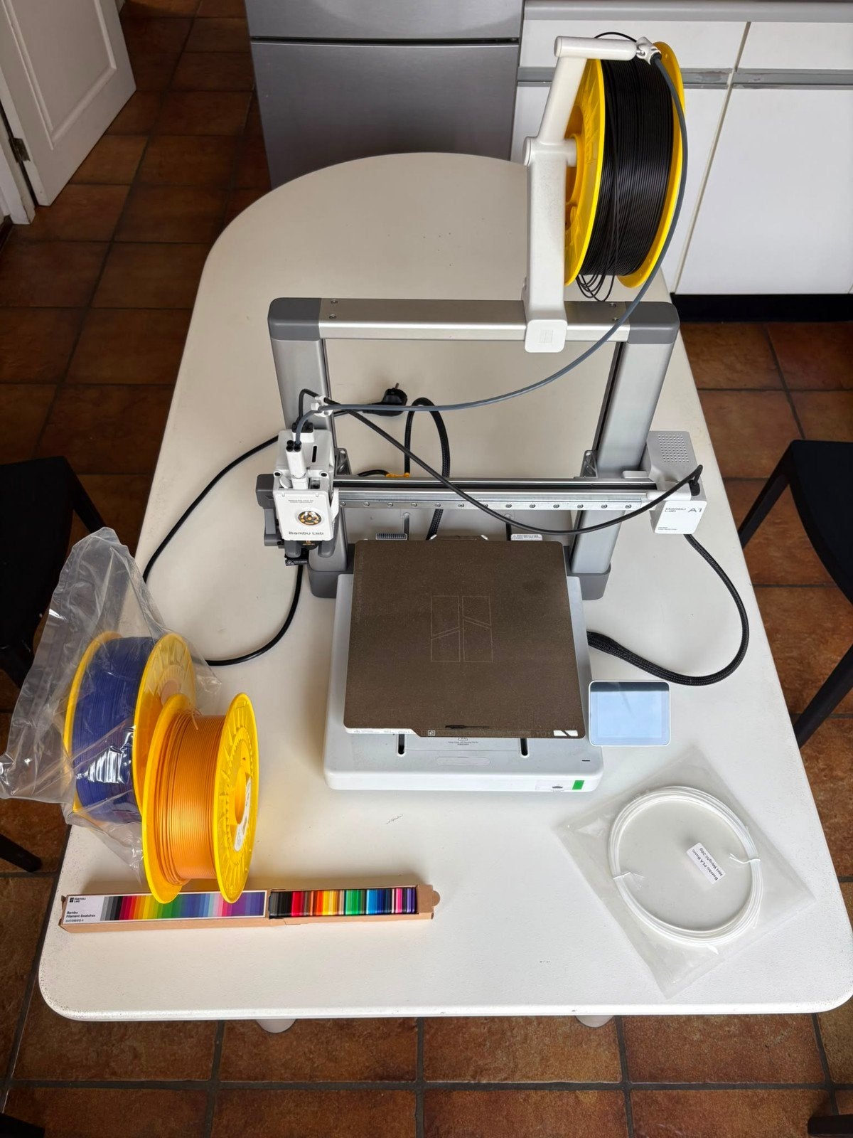 Bambu Lab A1 3D-printer met filament en accessoires, Ophalen