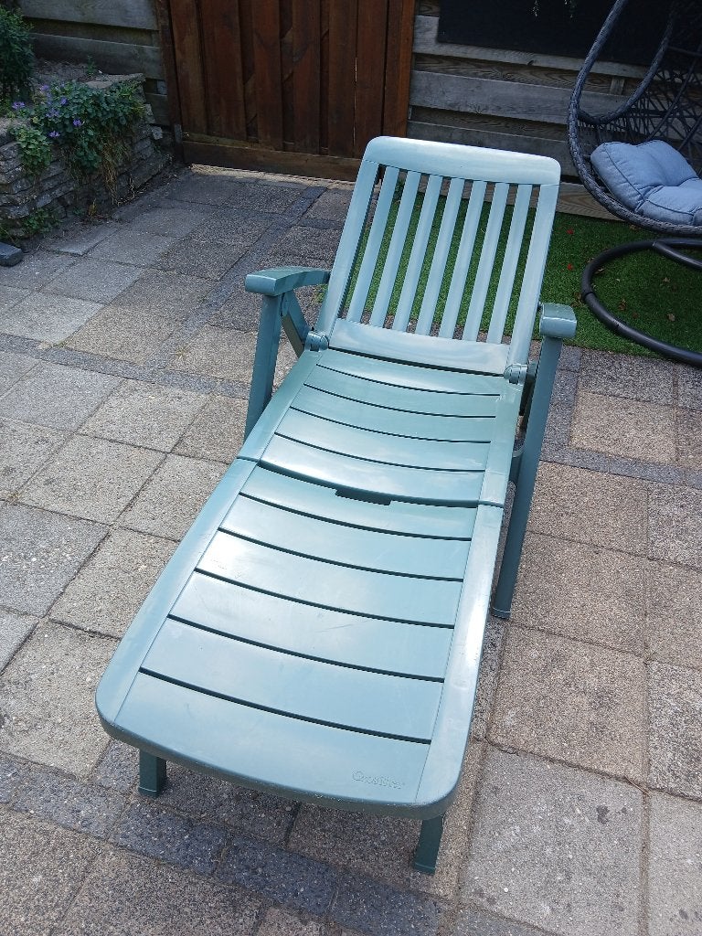 Ligbed, Tuin en Terras, Ophalen, Zo goed als nieuw, Aluminium