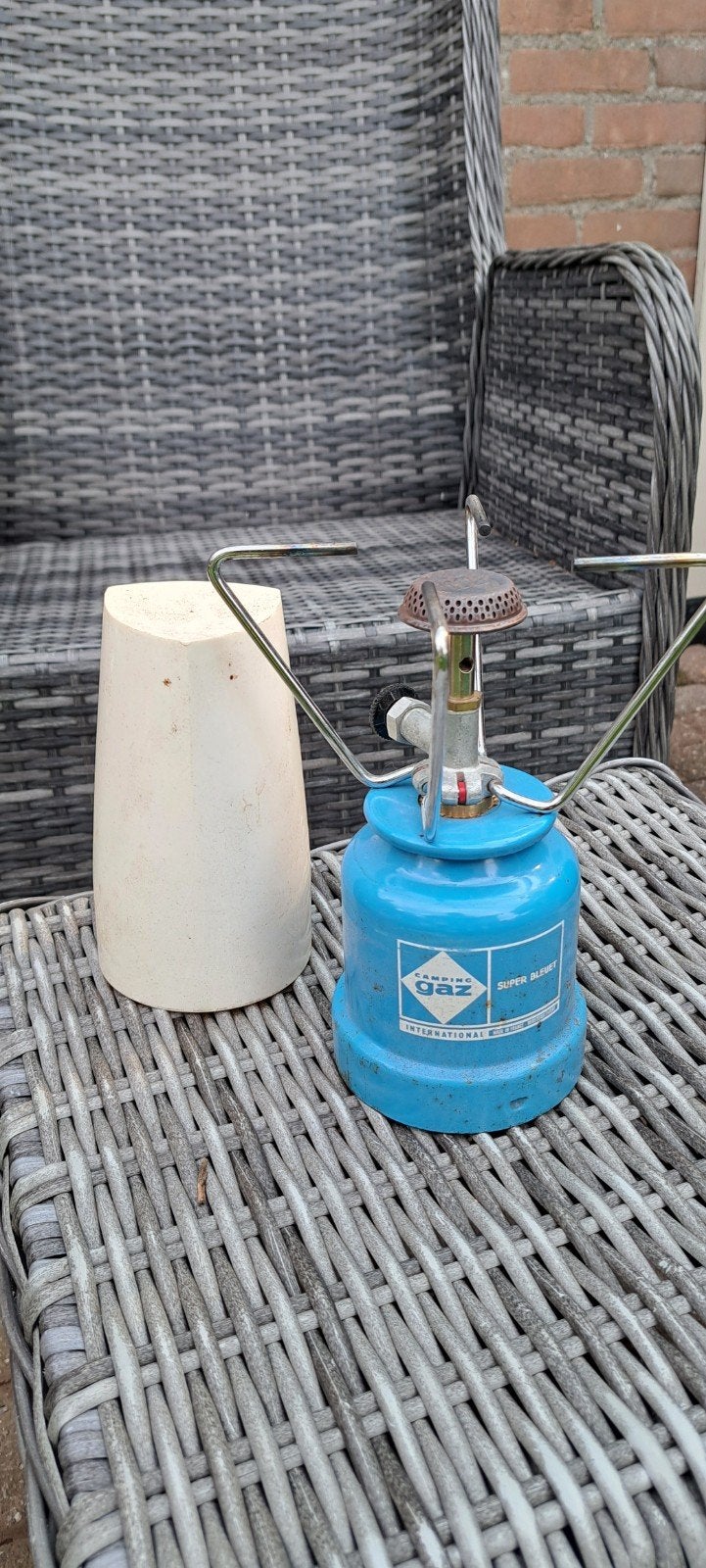 Compact gasstelletje voor kamperen - Campingaz Super Bleuet, Caravans en Kamperen, Kampeeraccessoires, Gebruikt, Ophalen of Verzenden
