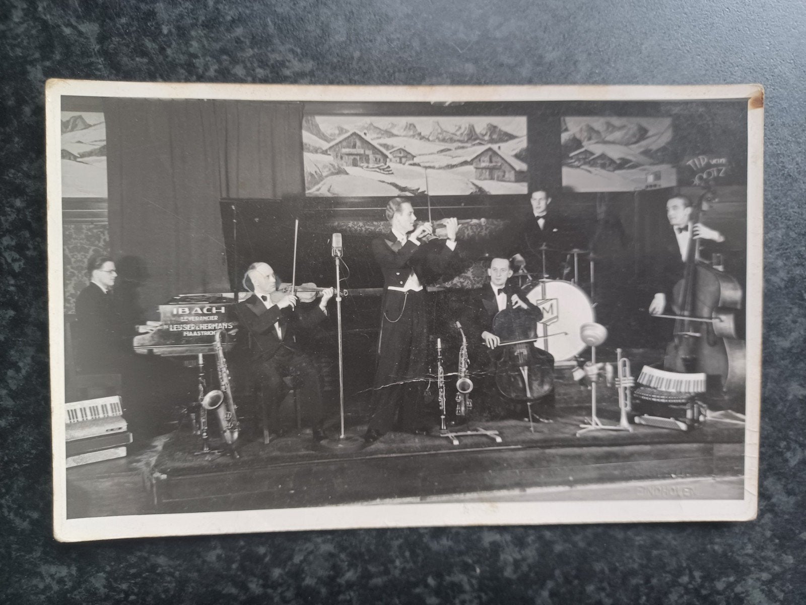 Orkest Frits Zindler? Eindhoven 1941 1942, Ophalen of Verzenden, 1940 tot 1960, Ongelopen, Noord-Brabant