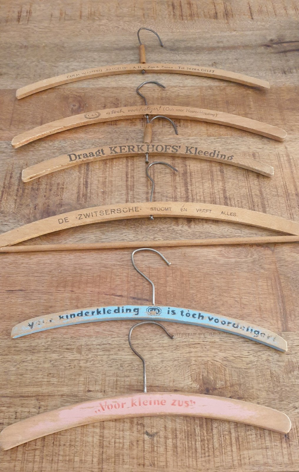 Houten Kledinghangers Reclame, Ophalen of Verzenden